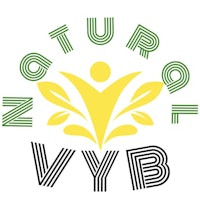 the logo for natural vyb